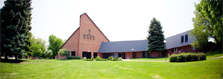 picture of the front of St. John's Church