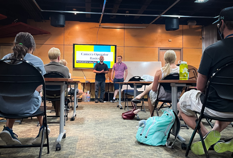 Tech team training meeting